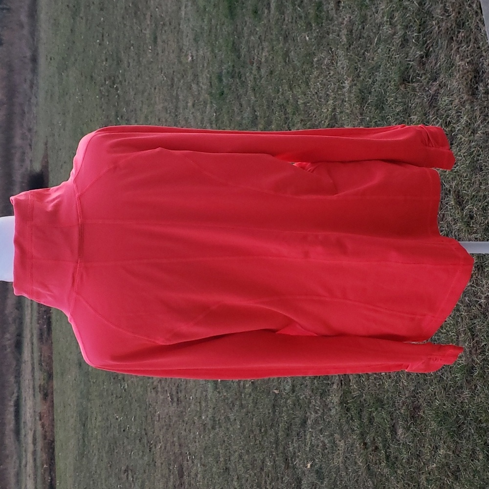 Tangerine Exercise Zip Sweater - Picture 4 of 4